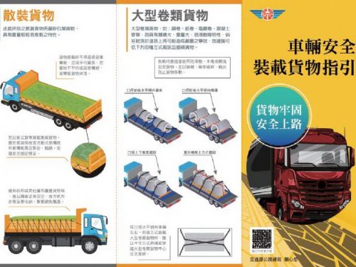 避免貨物掉落危及交通安全，高雄區監理所提醒「行車前檢查貨物綑綁情形」